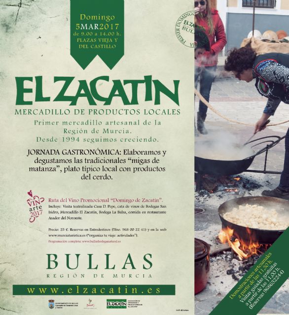 En el Zacatin del domingo se podrán degustar las migas con tropezones