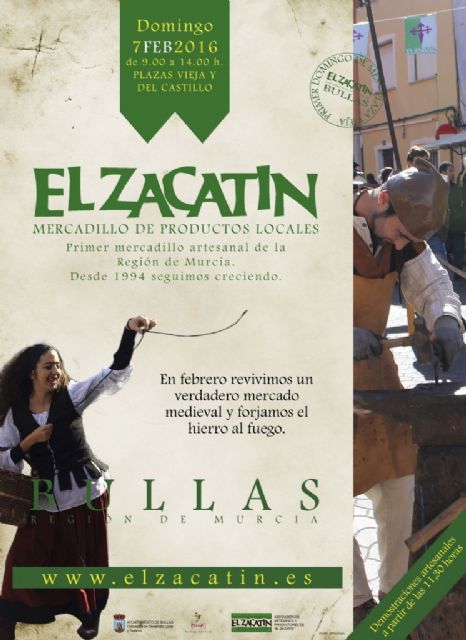 El domingo El Zacatin se trasformará en un mercadillo medieval