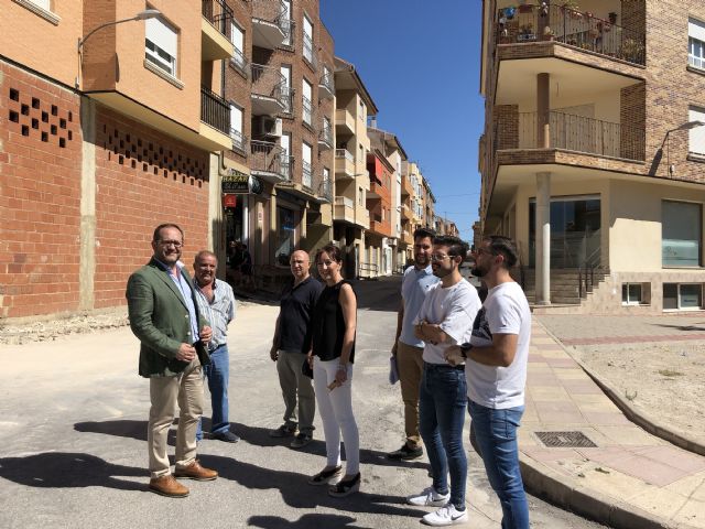 La Comunidad financia con 126.000 euros la renovación de tres calles de Bullas