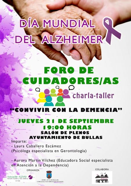 Alzhad celebra el Día Mundial del Alzheimer con un foro para cuidadores
