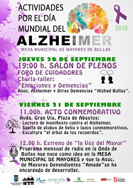 Bullas conmemora con distintas actividades el Día Mundial del Alzheimer