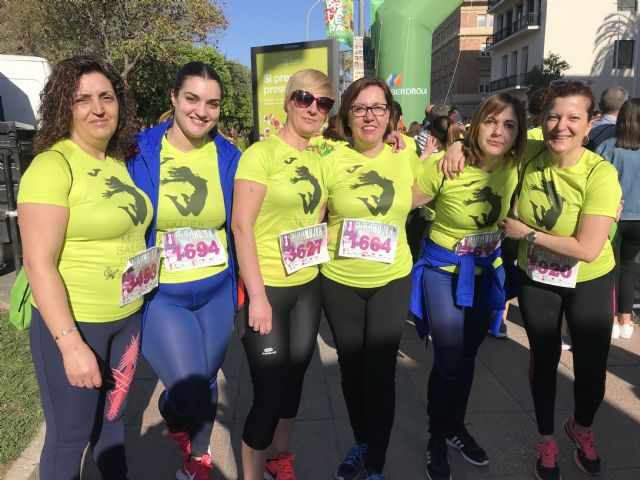 El grupo de mujeres de Bullas vuelve a ser el más numeroso en la III Carrera de la Mujer de Murcia