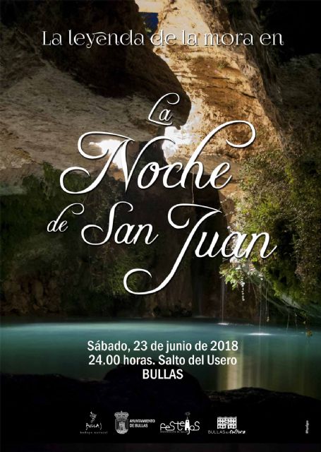 La noche de San Juan se celebra en Bullas con la recreación de 'la Bajada de la Mora'