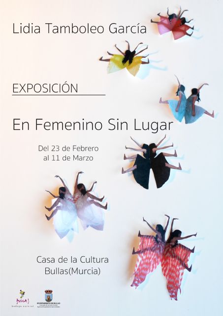 ´En Femenino Sin Lugar´, la nueva exposición que acoge la Casa de la Cultura de Bullas