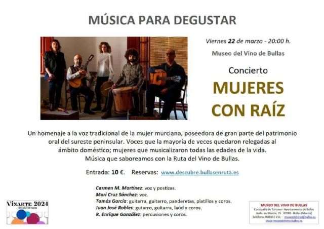 El concierto de 'Mujeres con Raíz' pone el broche final a Vinarte
