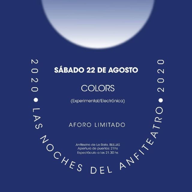El proyecto musical ‘Colors’ último concierto de ‘Las noches del anfiteatro’