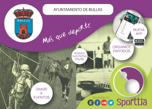 El Ayuntamiento de Bullas pone en marcha una plataforma para el alquiler online de pistas deportivas