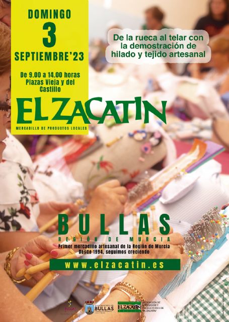 El próximo mercadillo 'El Zacatín' dedica su actividad central al hilado y al tejido artesanal