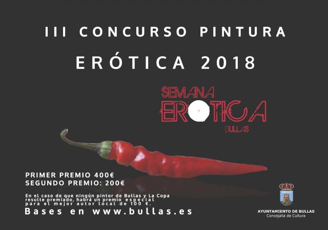 Convocado el concurso de Pintura Erótica Bullas 2018