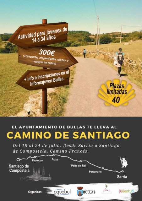 El Ayuntamiento de Bullas te lleva al Camino de Santiago