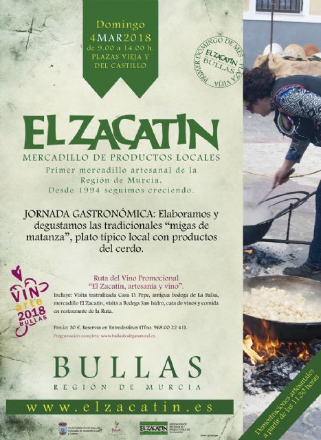 El Zacatín de marzo lo dedica a la gastronomía típica y prepara unas migas con tropezones