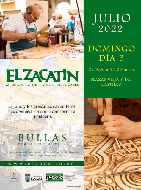 En julio el oficio de los artesanos carpinteros será protagonista en 'El Zacatín'