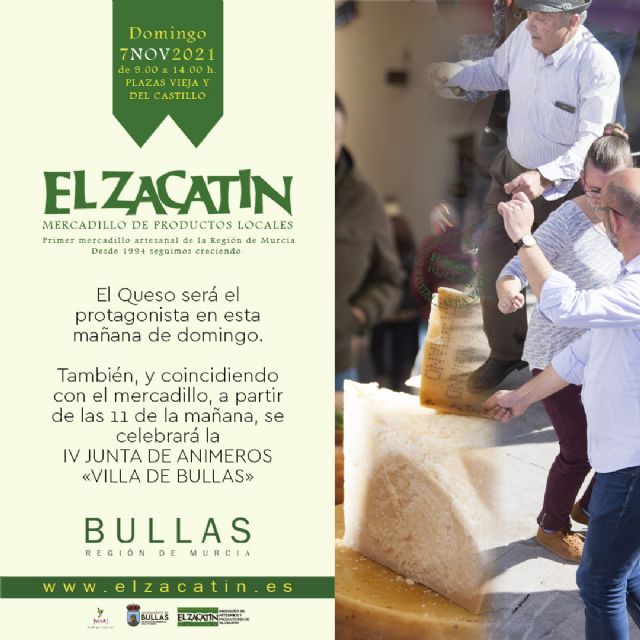 En 'El Zacatín' de noviembre el queso será protagonista