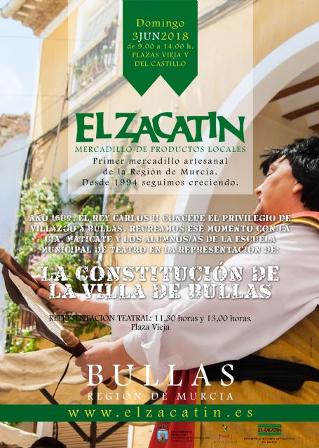 La recreación de la independencia y constitución de la 'Villa de Bullas' se podrá ver este domingo en El Zacatín