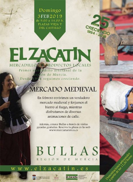 El Zacatín revive la Edad Media en el primer domingo de Febrero