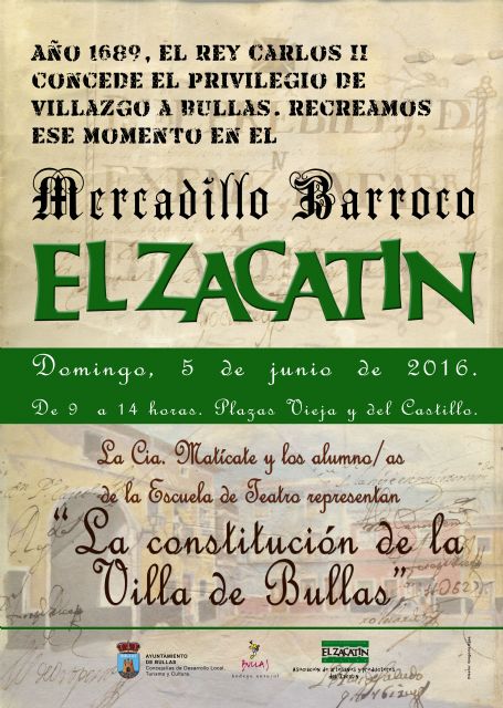 'El Zacatín' se traslada al pasado para revivir su independencia y constitución como 'Villa de Bullas'